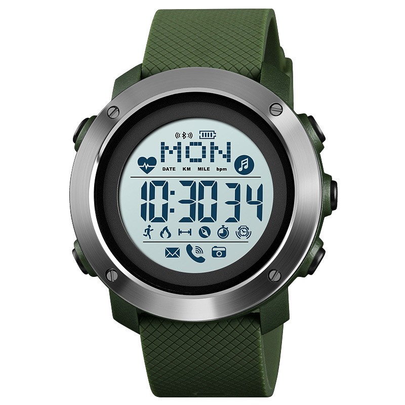 Fashion Color Block Buckle Smart Movement Menu0027s Watches
