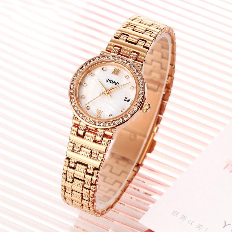 Fashion Color Block Double Side Snaps Quartz Womenu0027s Watches