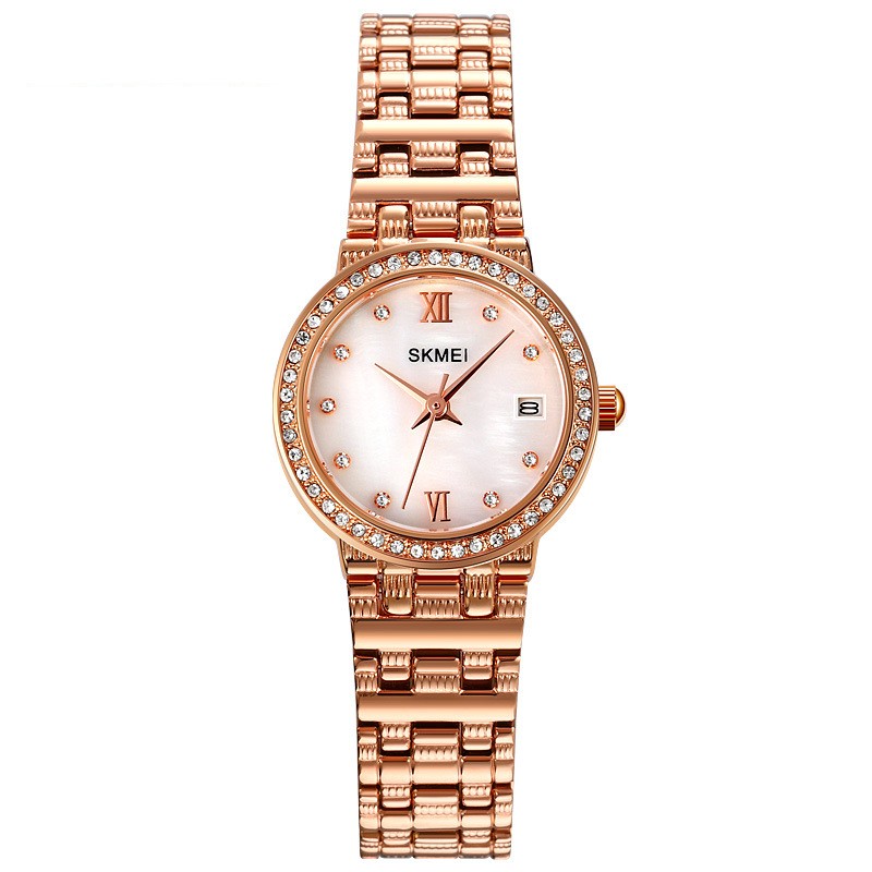 Fashion Color Block Double Side Snaps Quartz Womenu0027s Watches