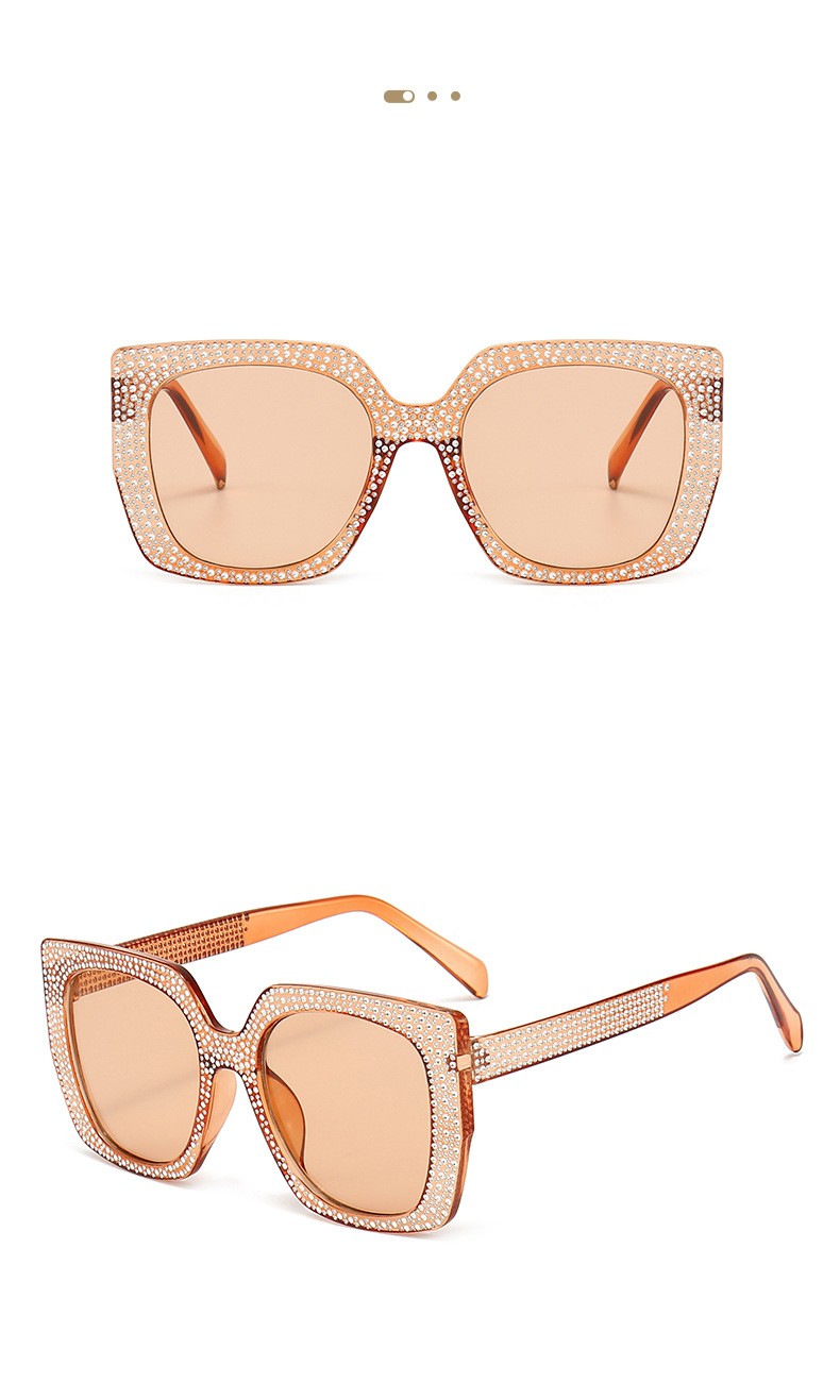 Fashion Round Dots Ac Square Full Frame Womenu0027s Sunglasses