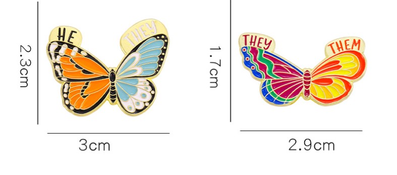 Fashion Butterfly Alloy Plating Womenu0027S Brooches