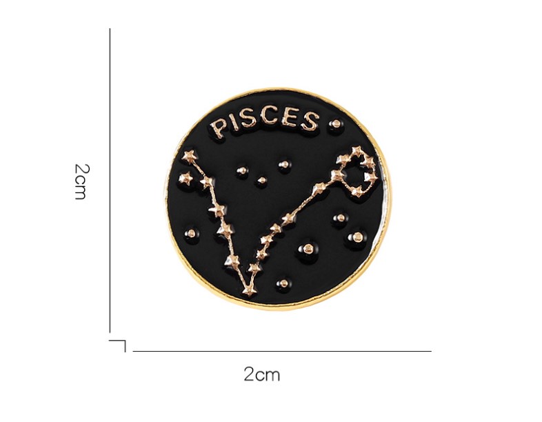 Fashion Constellation Alloy Plating Unisex Brooches