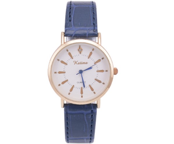 Business Solid Color Buckle Quartz Menu0027s Watches