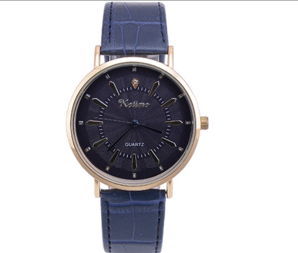 Business Solid Color Buckle Quartz Menu0027s Watches