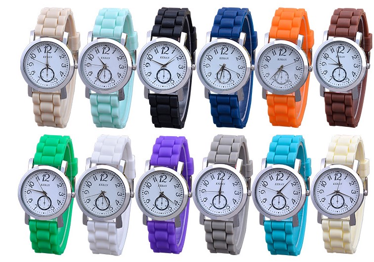 Casual Solid Color Buckle Quartz Womenu0027s Watches