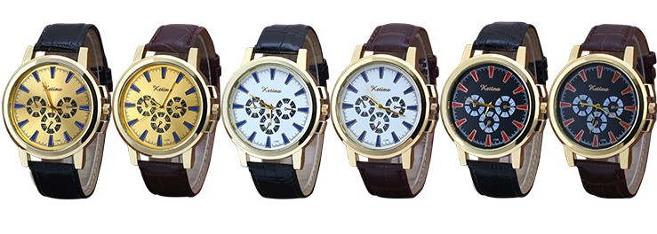 Sports Solid Color Buckle Quartz Menu0027s Watches