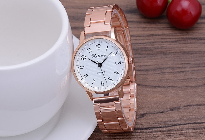 Fashion Solid Color Buckle Quartz Womenu0027s Watches