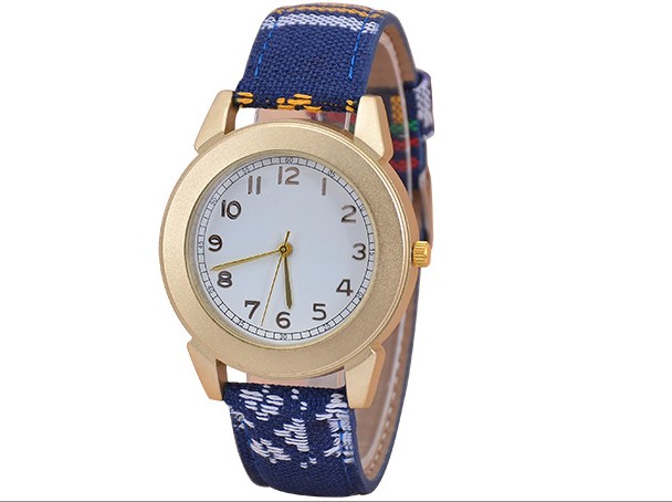 Fashion Color Block Buckle Quartz Womenu0027s Watches