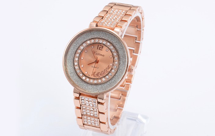 Business Round Unilateral Hidden Hook Quartz Womenu0027s Watches