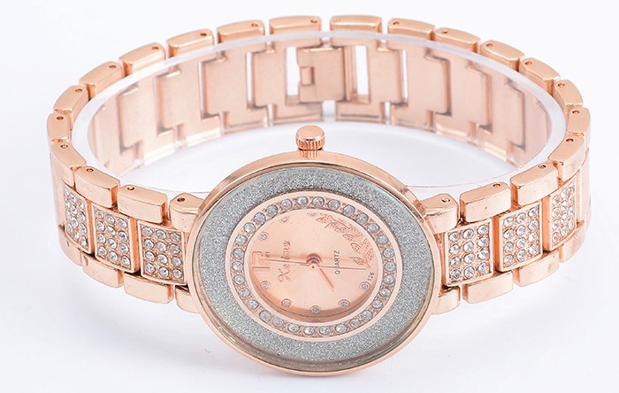 Business Round Unilateral Hidden Hook Quartz Womenu0027s Watches