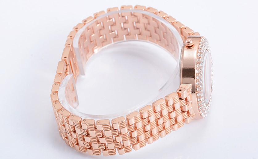 Elegant Letter Unilateral Hidden Hook Quartz Womenu0027s Watches