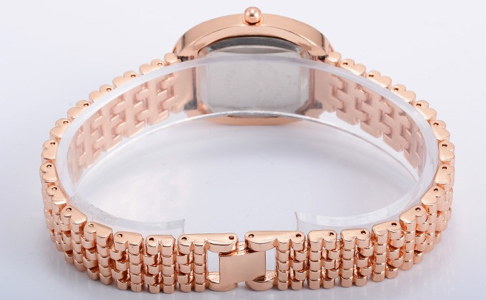 Elegant Solid Color Unilateral Hidden Hook Quartz Womenu0027s Watches