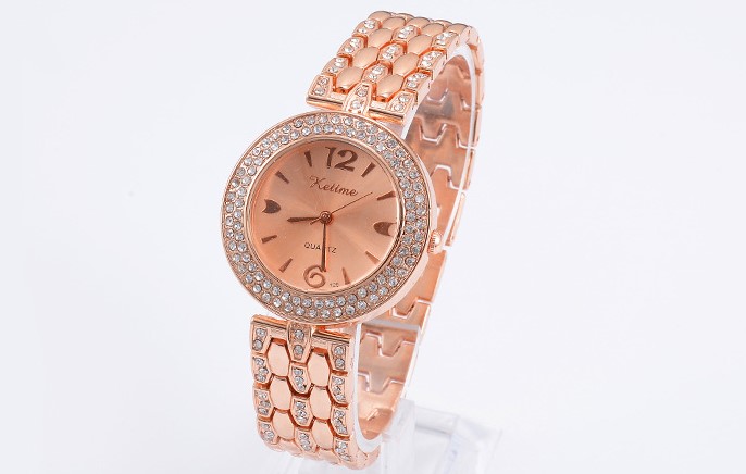 Business Solid Color Unilateral Hidden Hook Quartz Womenu0027s Watches