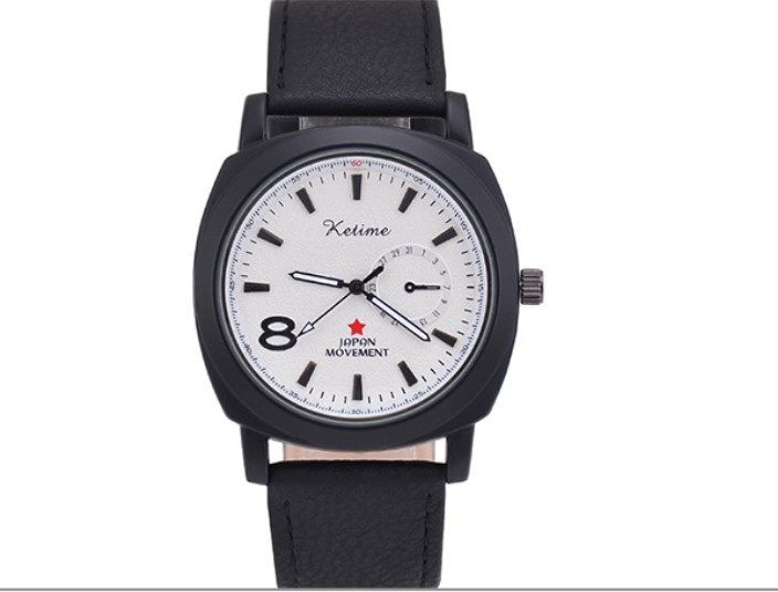 Fashion Geometric Star Buckle Quartz Menu0027s Watches
