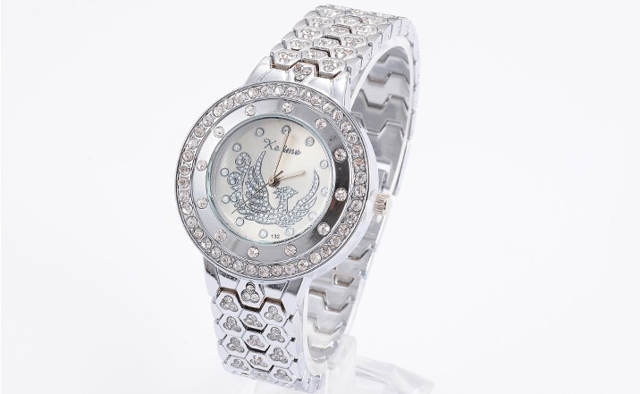 Business Peacock Unilateral Hidden Hook Quartz Womenu0027s Watches