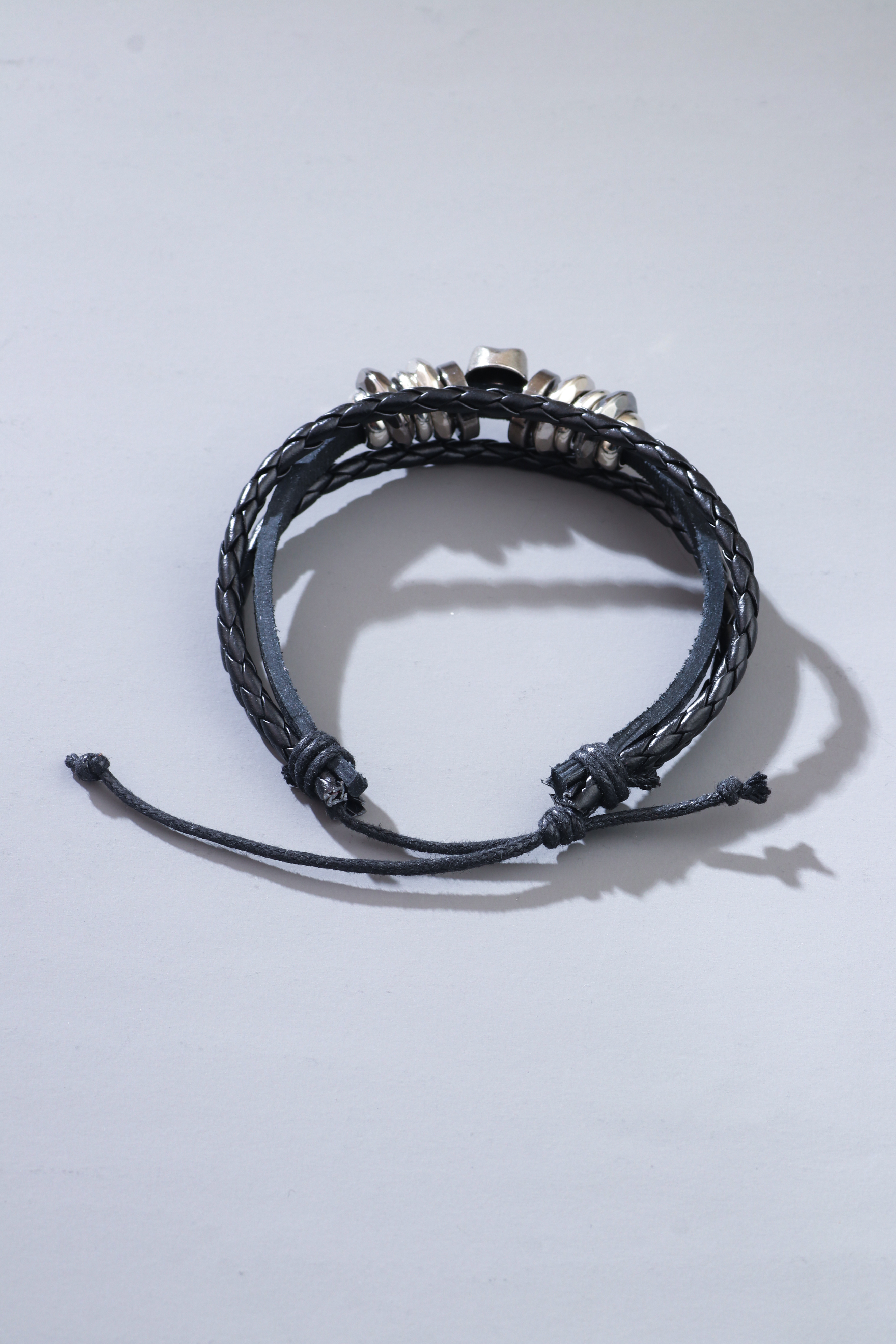 1 Piece Vintage Style Skull Alloy Knitting Menu0027S Bracelets