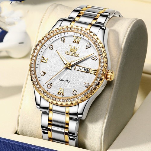 Business Round Double Side Snaps Quartz Womenu0027s Watches