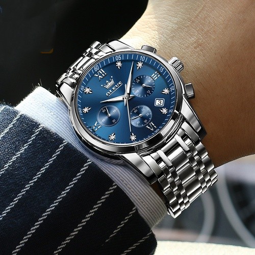 Sports Round Butterfly Double Snap Quartz Menu0027s Watches