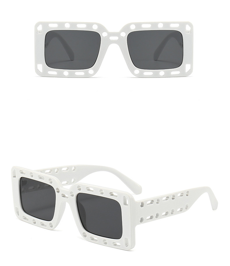 Retro Geometric Ac Square Full Frame Womenu0027s Sunglasses