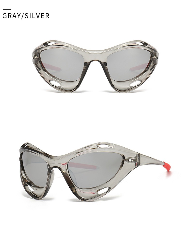 Exaggerated Colorful Pc Cat Eye Full Frame Womenu0027s Sunglasses