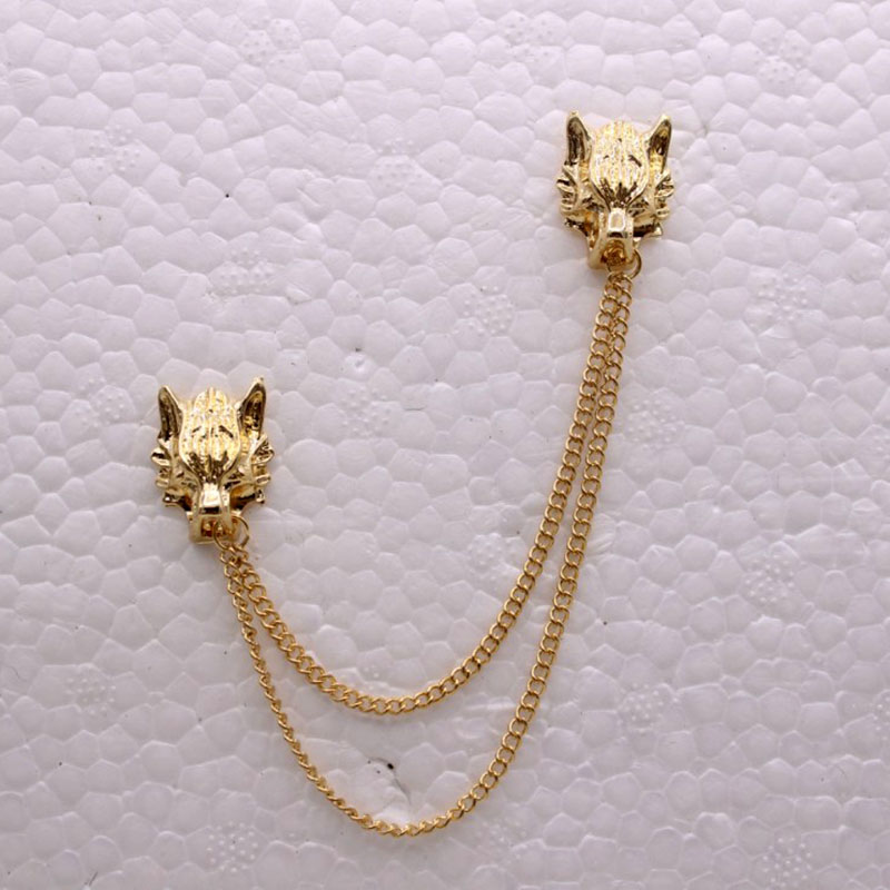 Wish Amazon EBay European and American Hot Fashion Menu0027s Personality Tassel Lionu0027s Head Broo