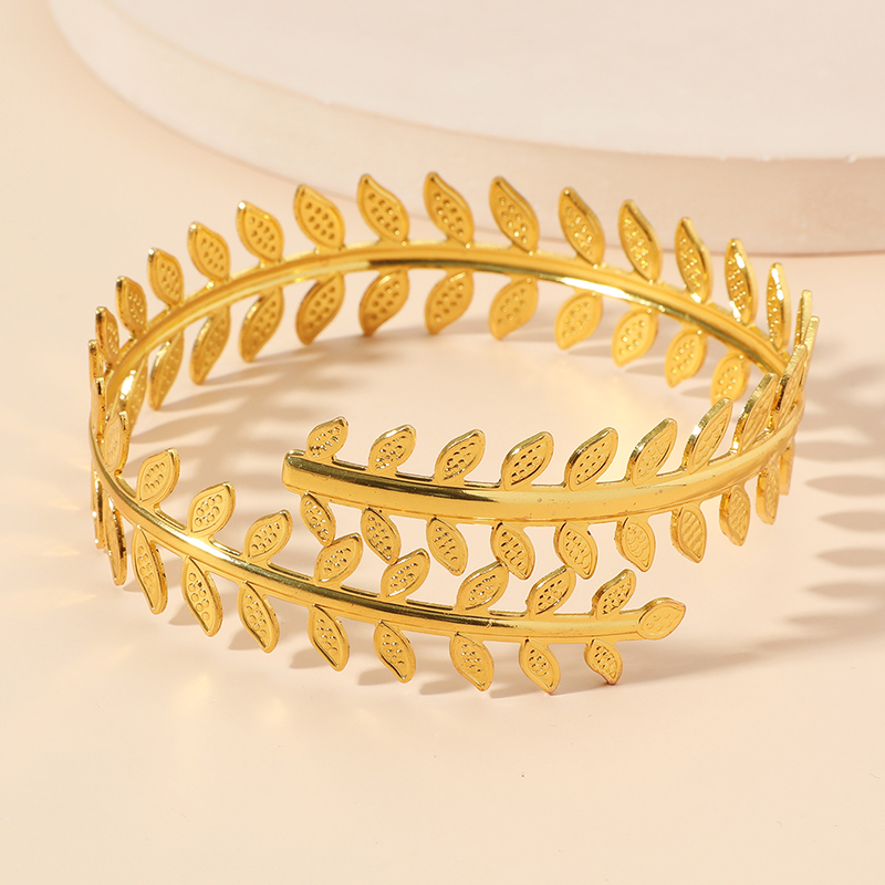 Event Holiday Bracelet Rome Leaf Shaped Surround Armband