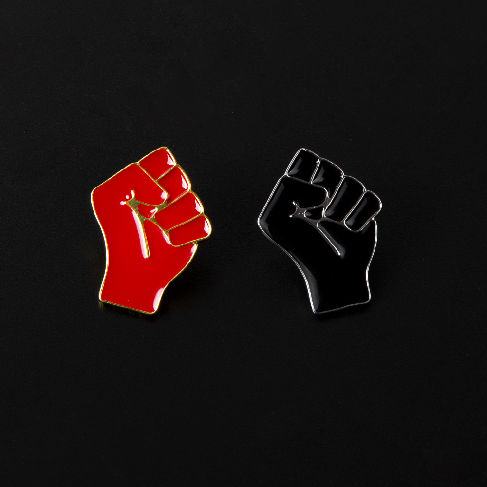 Black Fist Proposed Unity Fist Brooch Biacl Lives Matter Brooch in Stock