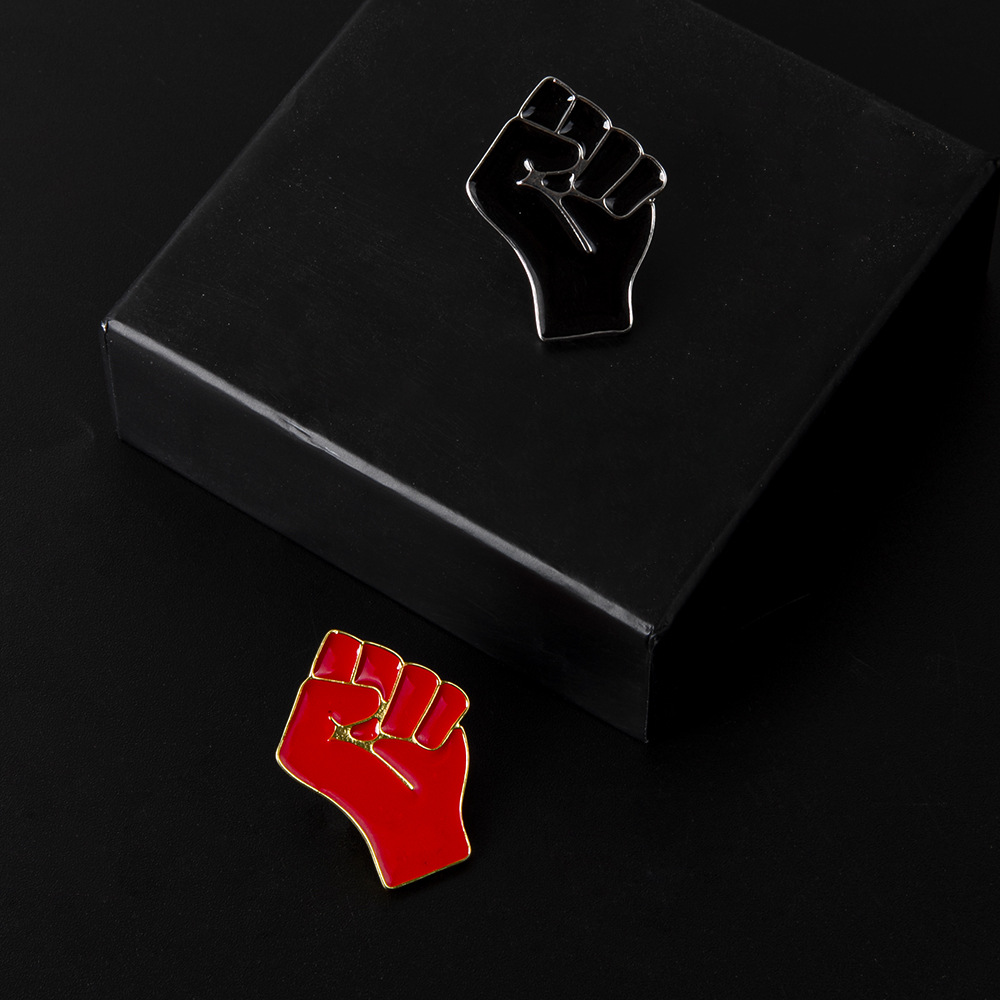 Black Fist Proposed Unity Fist Brooch Biacl Lives Matter Brooch in Stock