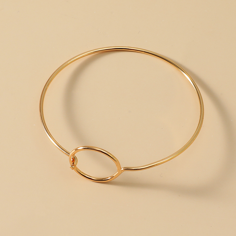 Fashion Simple Fine Circle Bracelet Alloy Jewelry