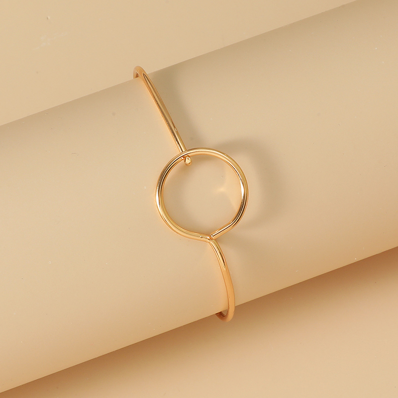 Fashion Simple Fine Circle Bracelet Alloy Jewelry