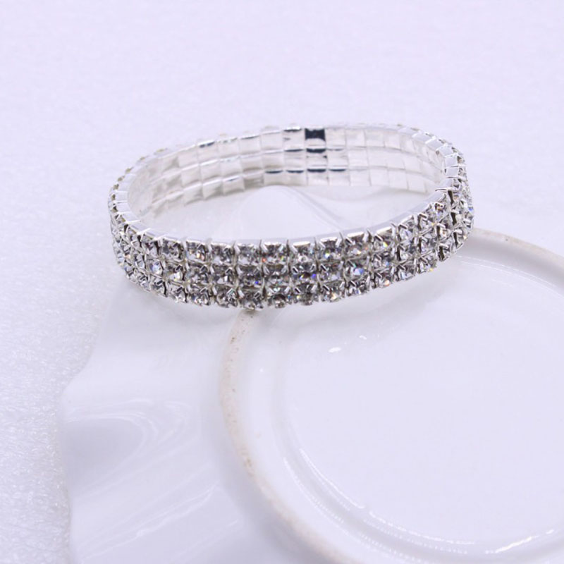 Fashion New Style Bridal jewelry Rhinestone alloy wide Bracelet