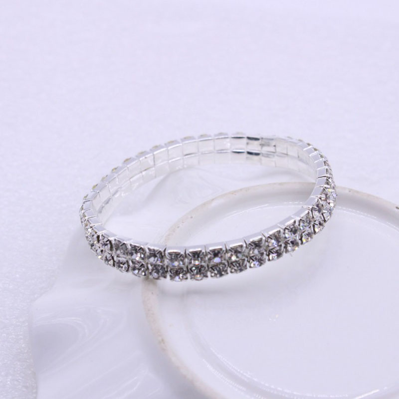 Fashion New Style Bridal jewelry Rhinestone alloy wide Bracelet