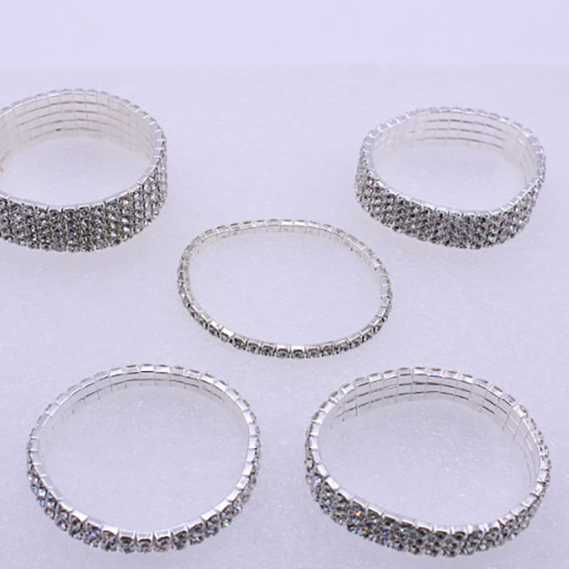 Fashion New Style Bridal jewelry Rhinestone alloy wide Bracelet