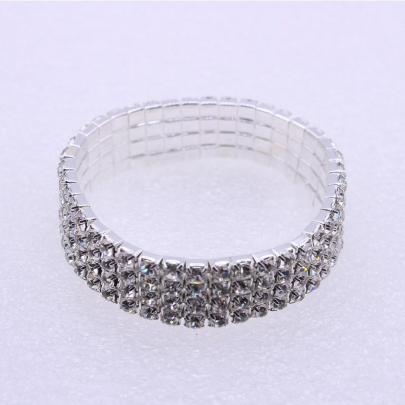 Fashion New Style Bridal jewelry Rhinestone alloy wide Bracelet