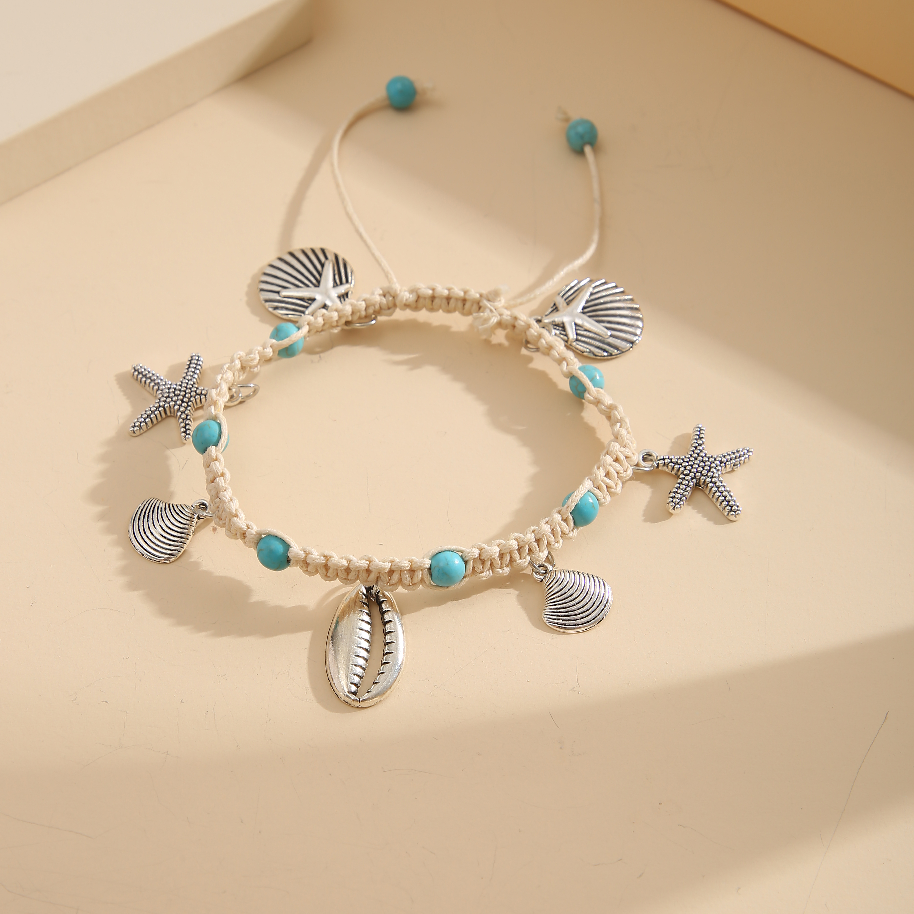 Graceful Creative Bohemian Shell Starfish Pendant Seaside Beach Anklet