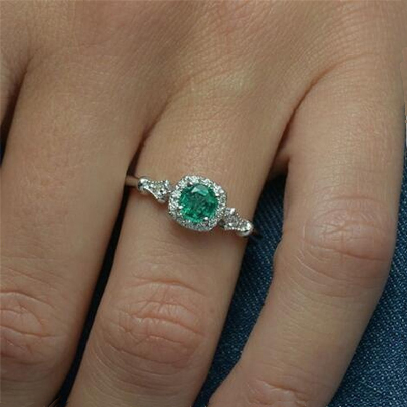 Fashion Popular Ornament Rhinestone Crystal Zircon Ring