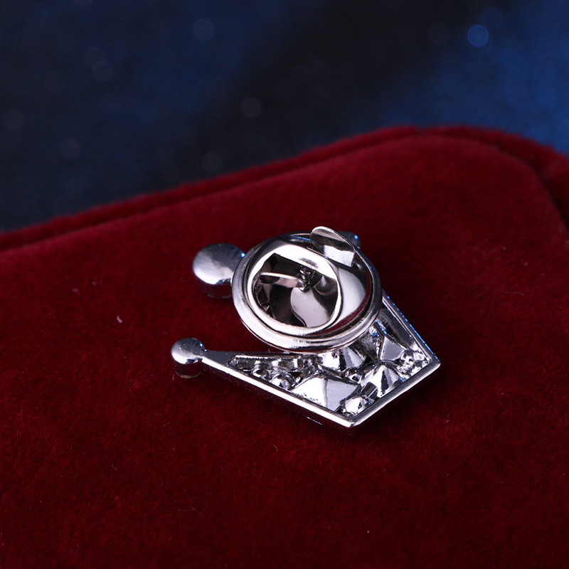 Fashion Crown Shaped Small Collar Pin Menu0027s Suit Brooch Corsage
