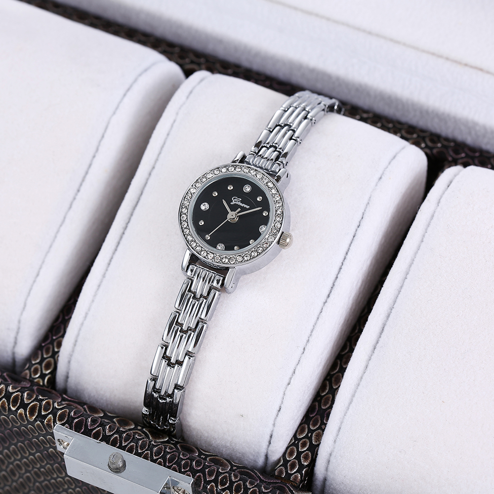 Fashion Full Diamond Alloy belt Womenu0027s Watch