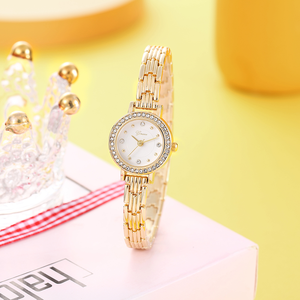 Fashion Full Diamond Alloy belt Womenu0027s Watch