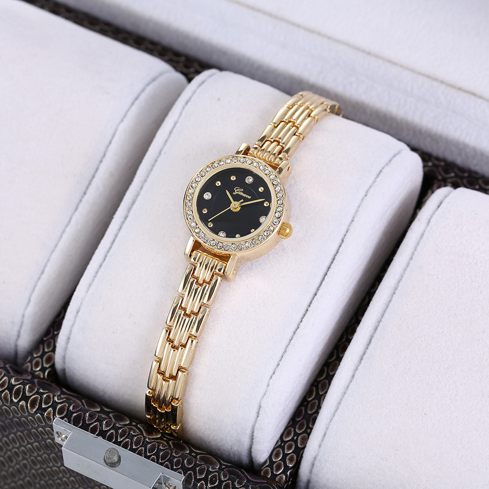Fashion Full Diamond Alloy belt Womenu0027s Watch