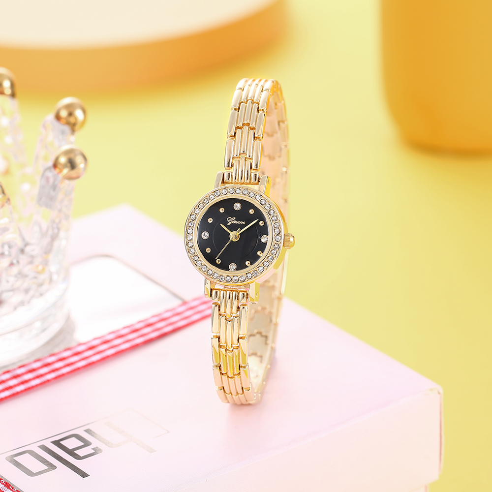 Fashion Full Diamond Alloy belt Womenu0027s Watch