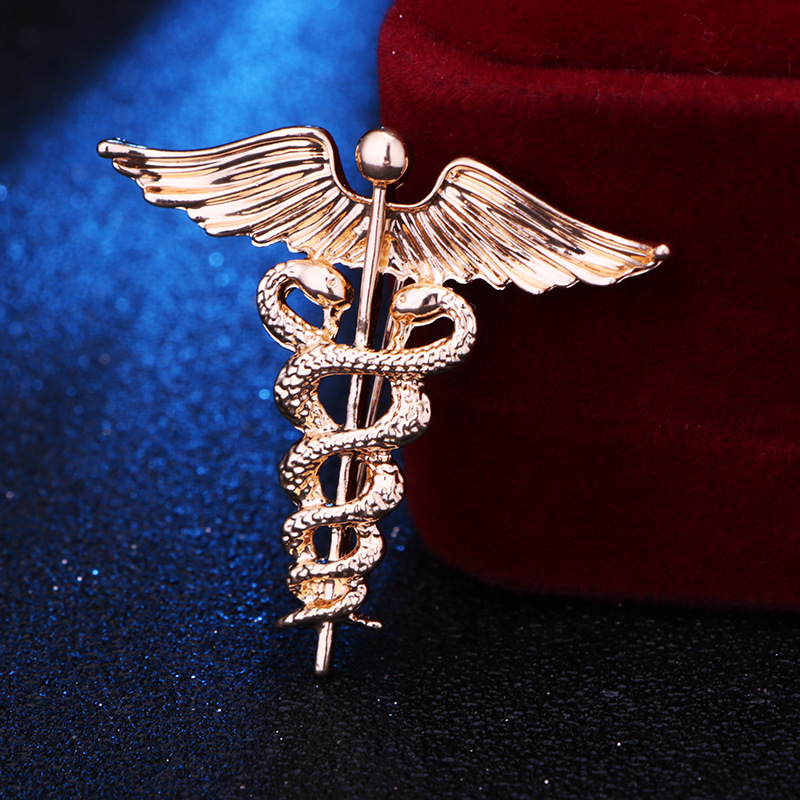 fashion new style Angel Wings snake shape alloy Brooch Suit Pin