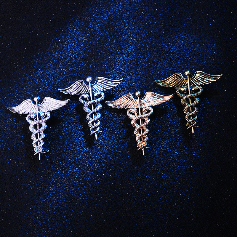 fashion new style Angel Wings snake shape alloy Brooch Suit Pin