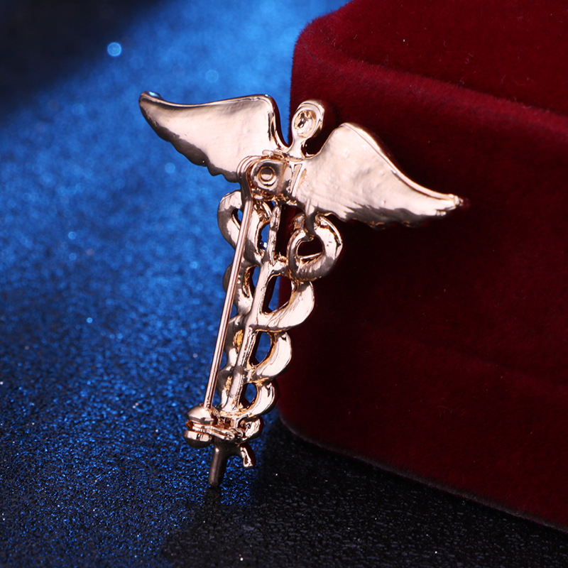 fashion new style Angel Wings snake shape alloy Brooch Suit Pin