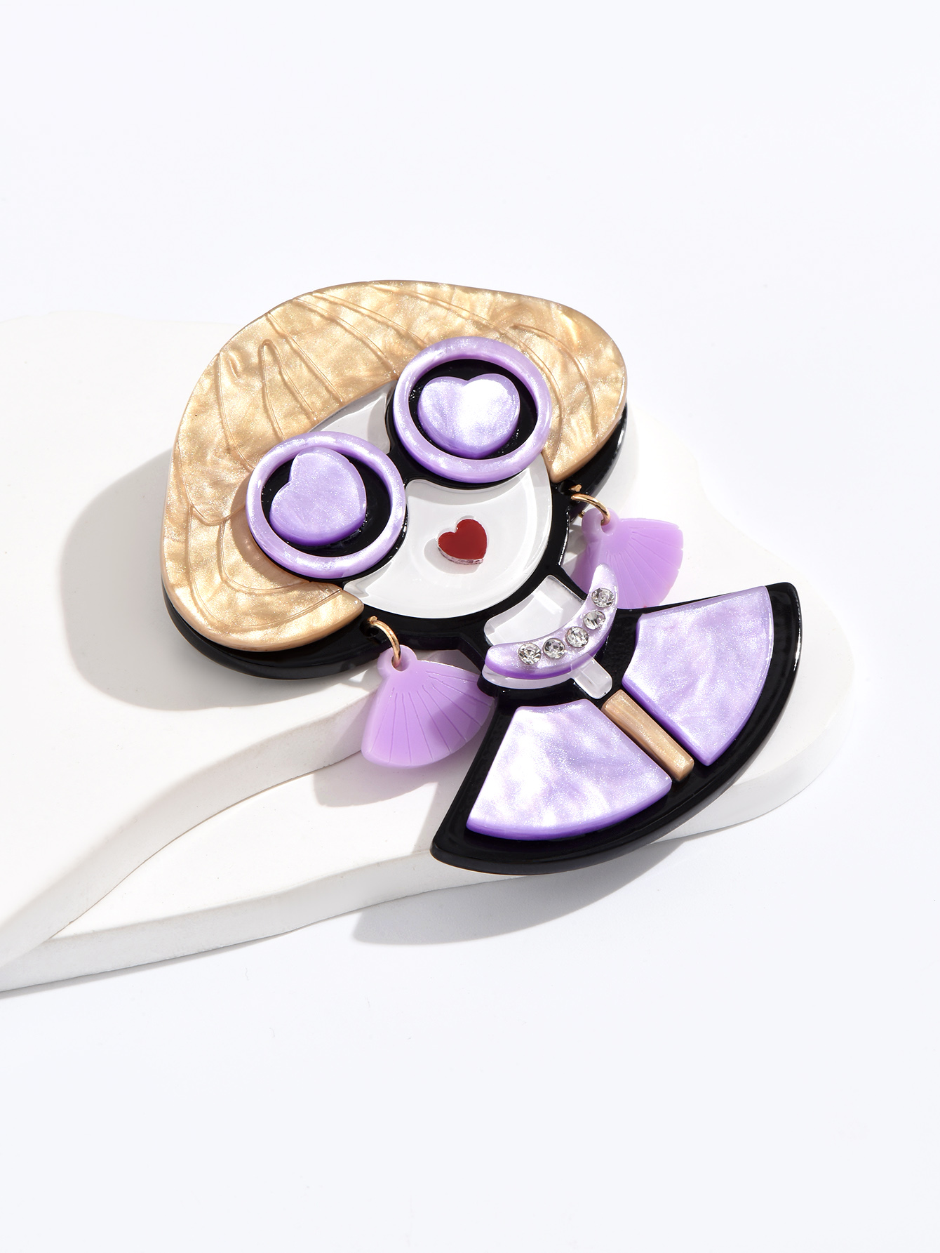 New style Fashion cartoon figure women Alloy Brooch
