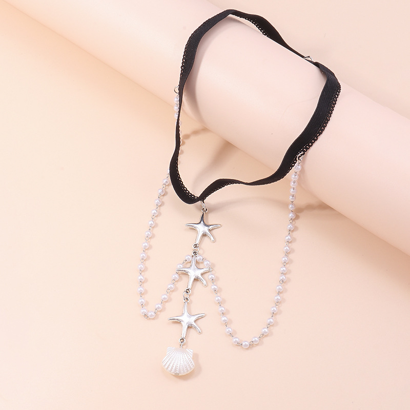 New Shell Starfish Five-Pointed Star Pearl Leg chain