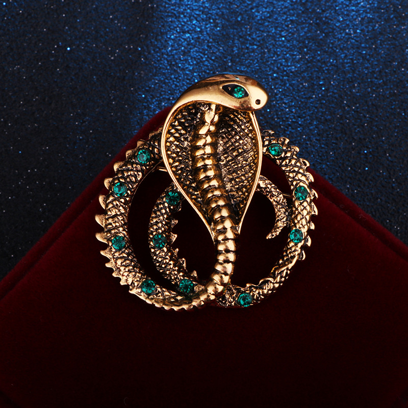fashion new style Cobra shape snake alloy Brooch