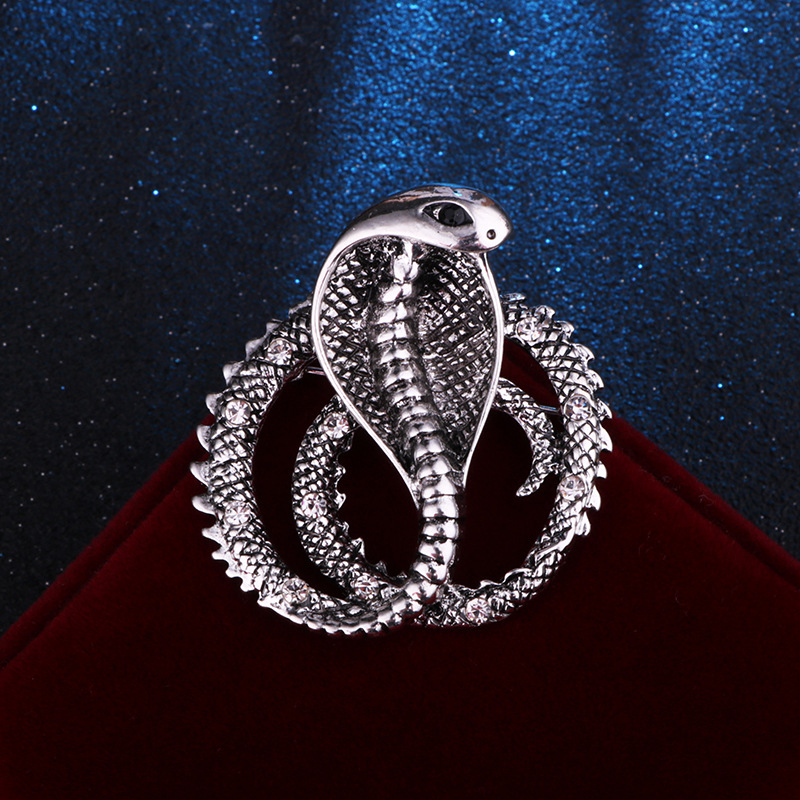 fashion new style Cobra shape snake alloy Brooch