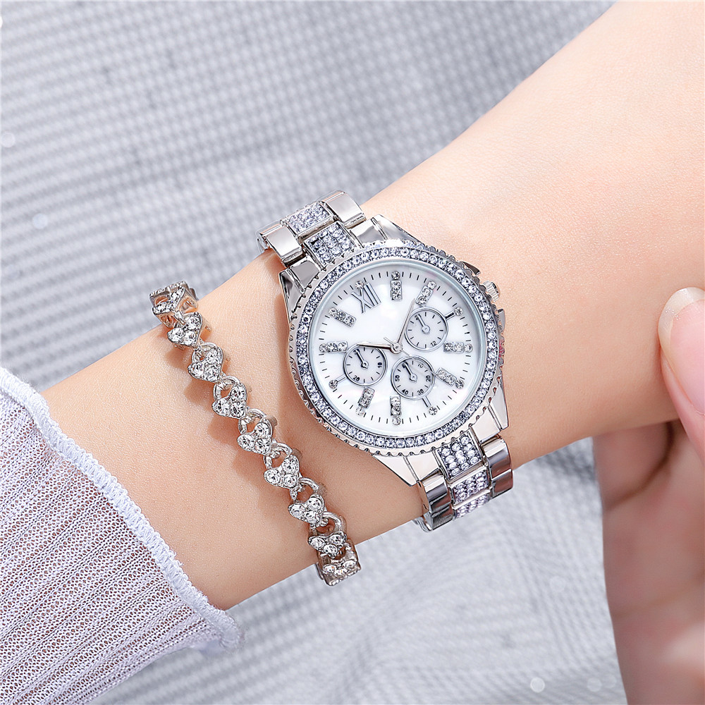 Fashion Simple Geometric Rhinestone Quartz Alloy Womenu0027s Watch