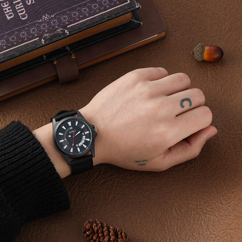 Menu0027S Sports Geometric Watch